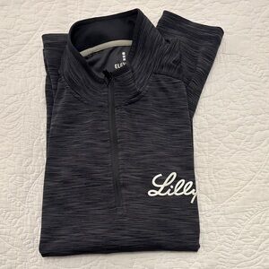 Elevate Men's Long Sleeve Shirt with Eli Lilly and Co logo - Black